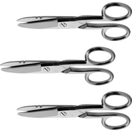 JAMESON Jameson Tools Electrician Splicer Scissors, 5-1/4in, 3-Pack 32-21NS-3PK